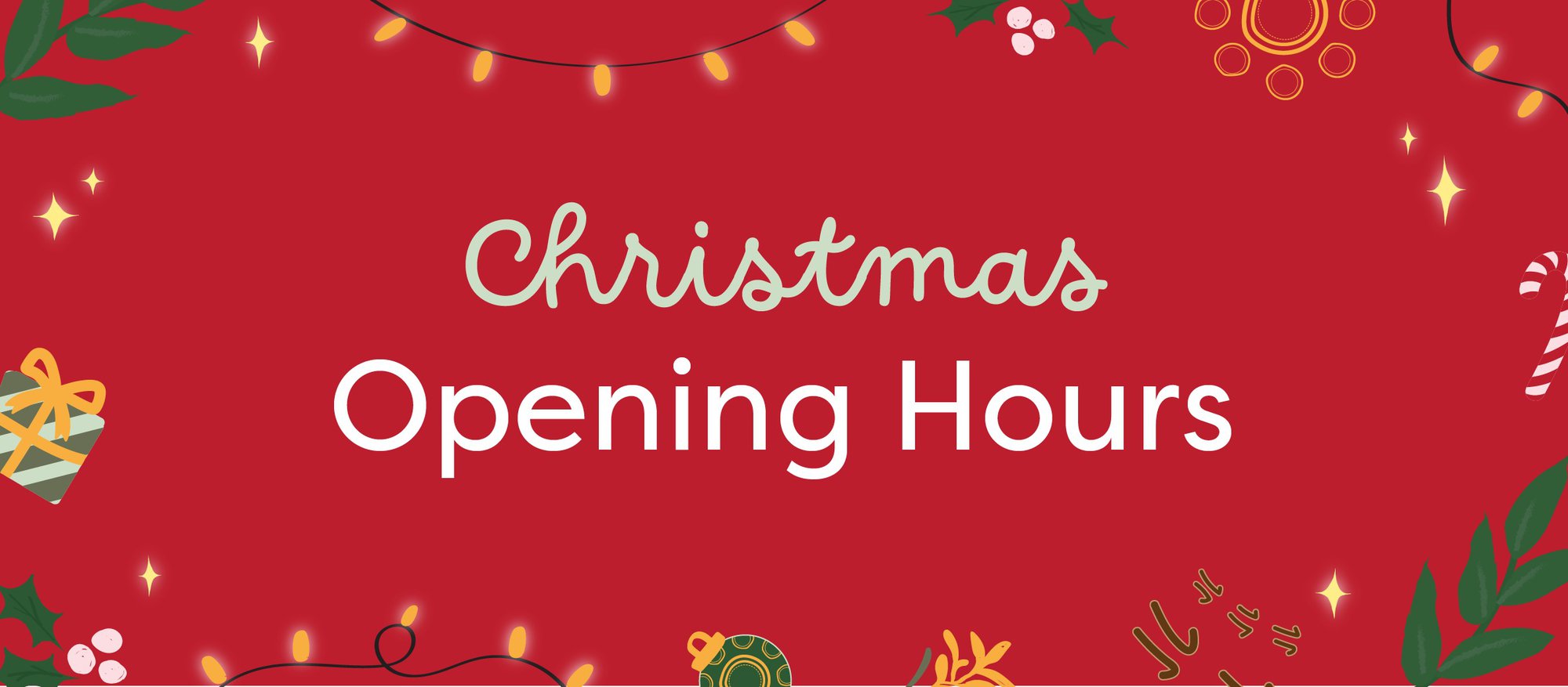 2025 HOLIDAY SEASON OPERATING HOURS - LAVERTON cover